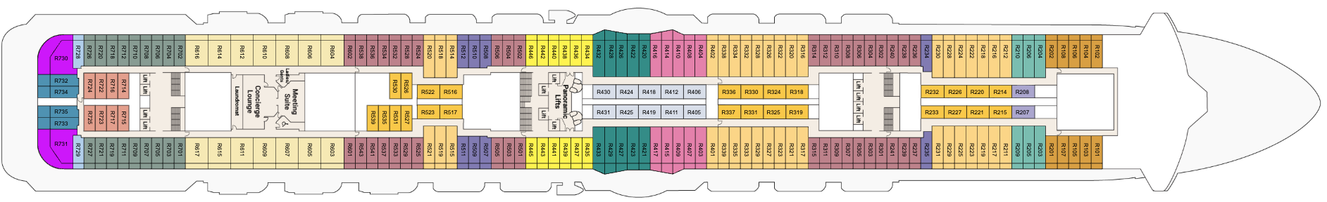 Princess Cruises Majestic Princess Deck 14.png
